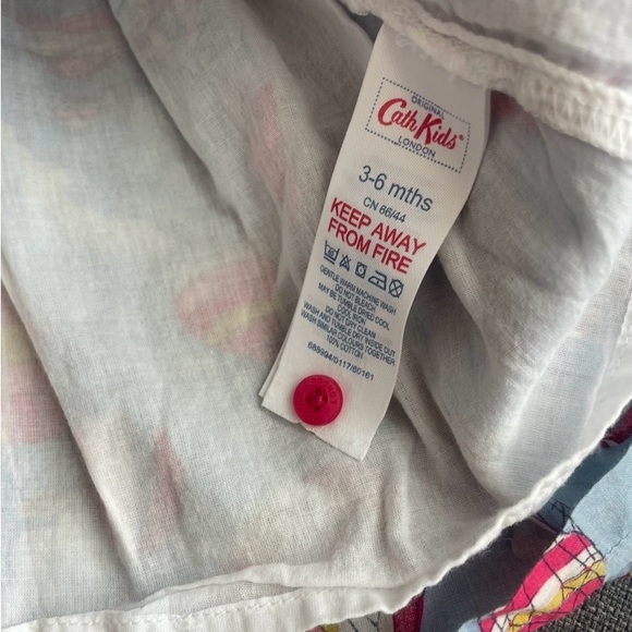 Baby Girl Hot Air Balloon Print Dress - Pink & Light Blue - Picture 6 of 6